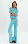 Suzie Kondi LITO LOW RISE FLARE PANTS at Romi Boutique