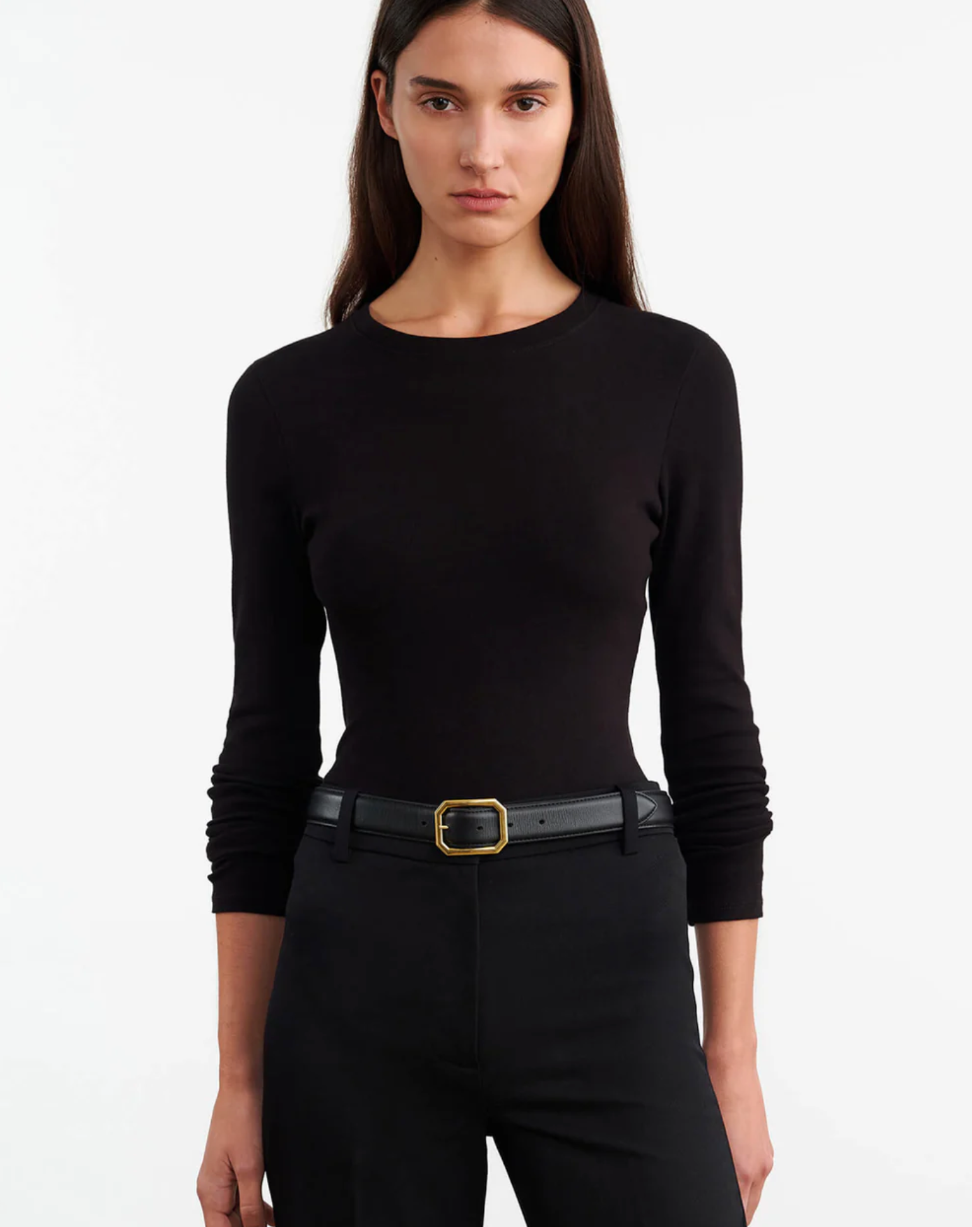 EMELIE TEE IN BLACK
