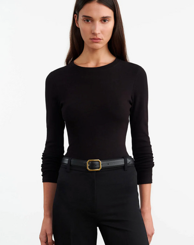 EMELIE TEE IN BLACK