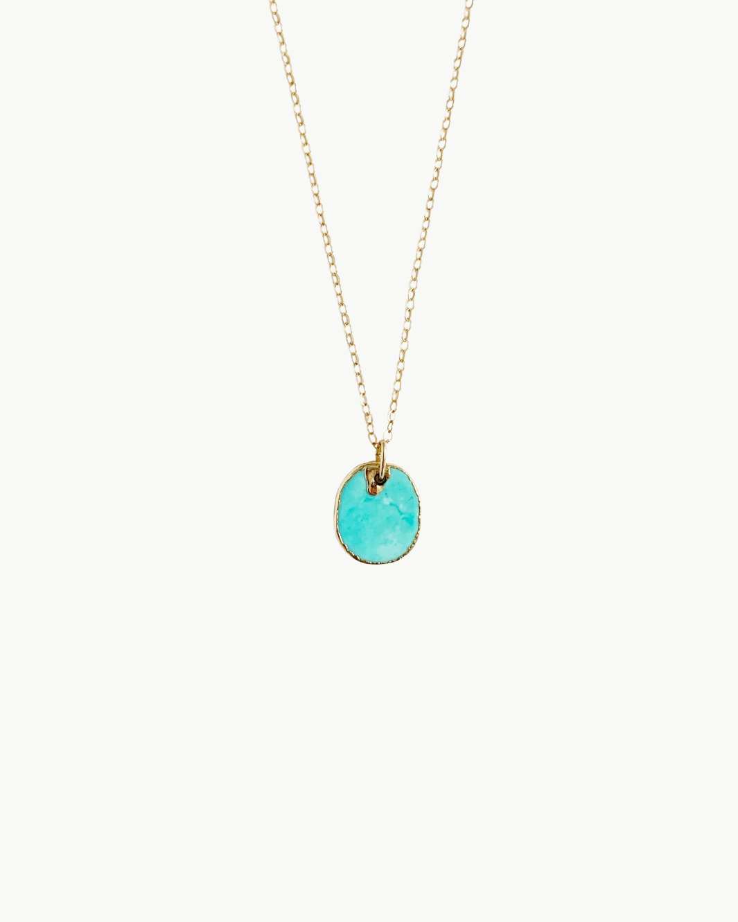 FREE SPIRIT TURQUOISE NECKLACE IN GOLD