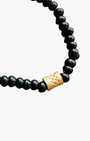 MARIT RAE CHARM BRACELET IN BLACK at Romi Boutique