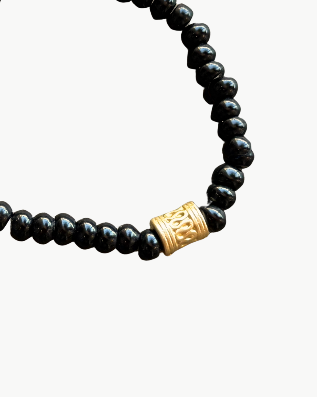 MARIT RAE CHARM BRACELET IN BLACK at Romi Boutique