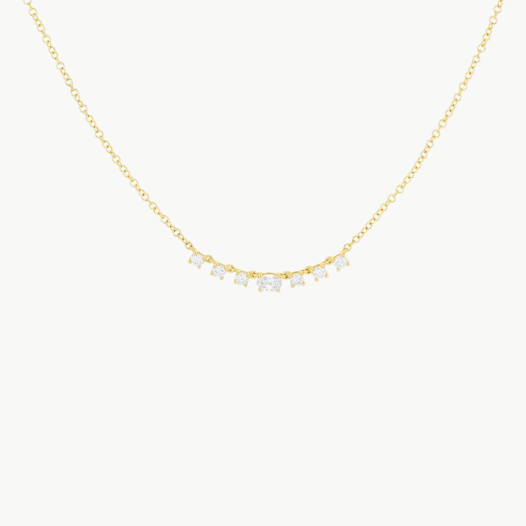 EF Collection Diamond Carrie Necklace at Romi Boutique