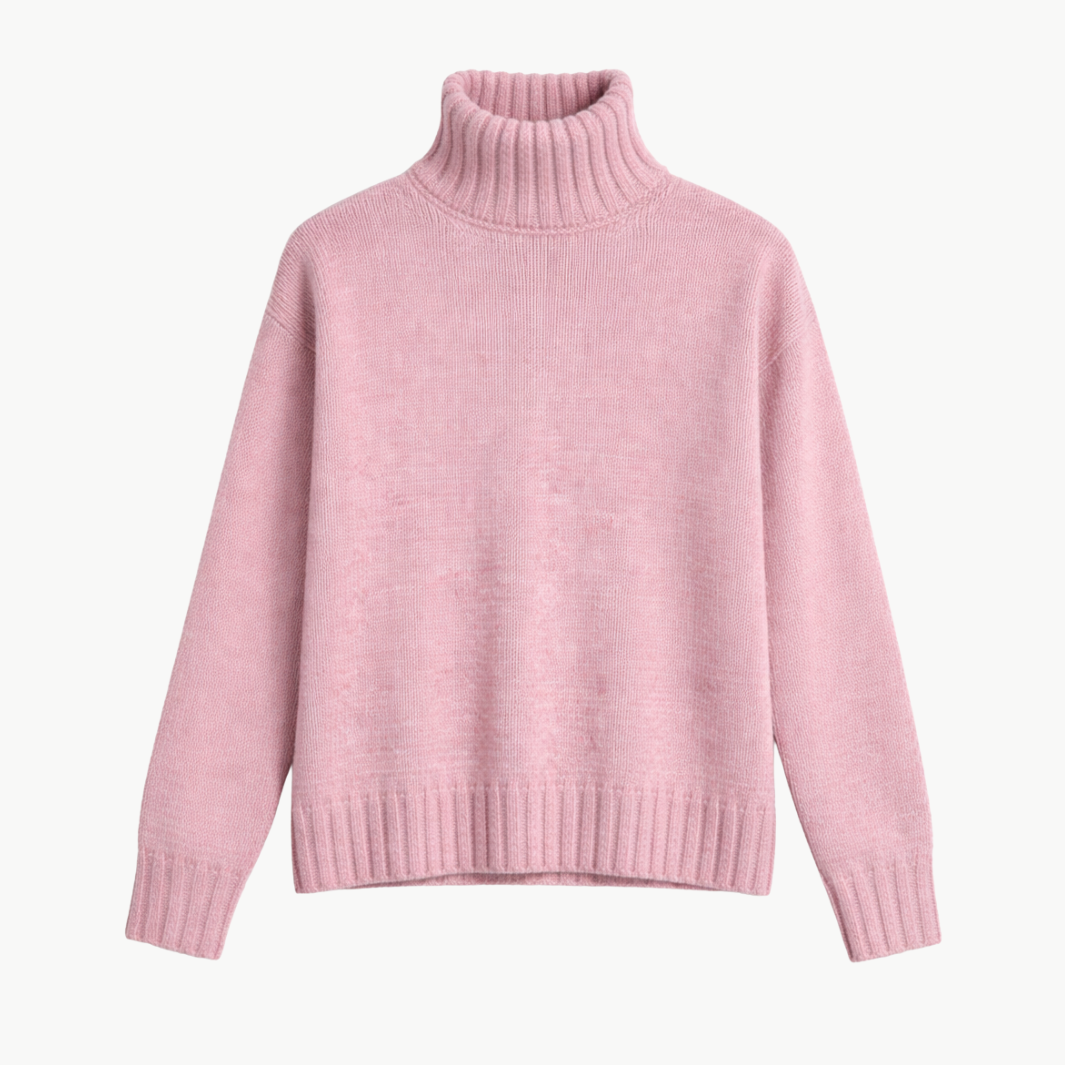 Autumn Cashmere BOXY CHUNKY MOCK at Romi Boutique