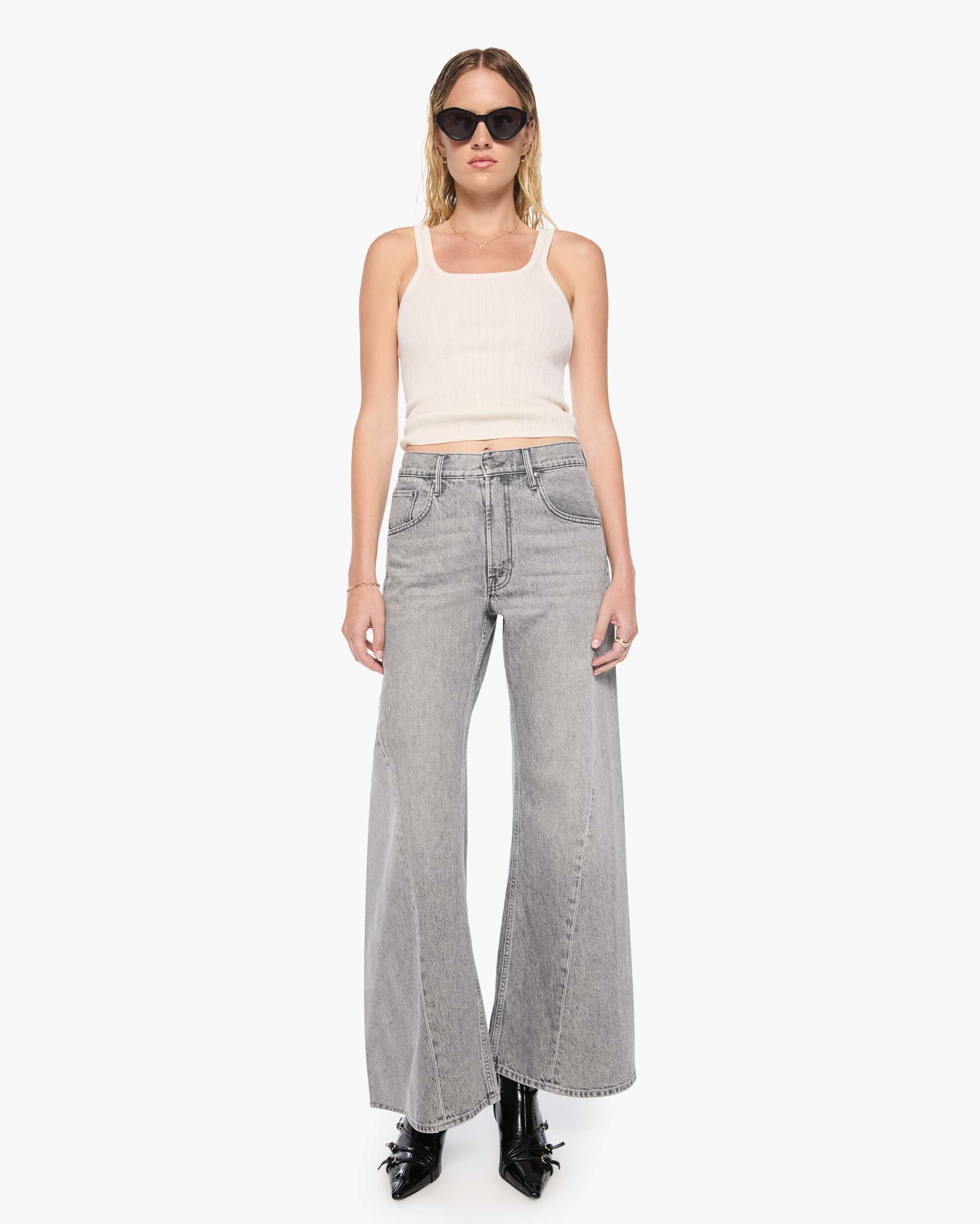 Mother The Lemon Twist Sneak Jean at Romi Boutique