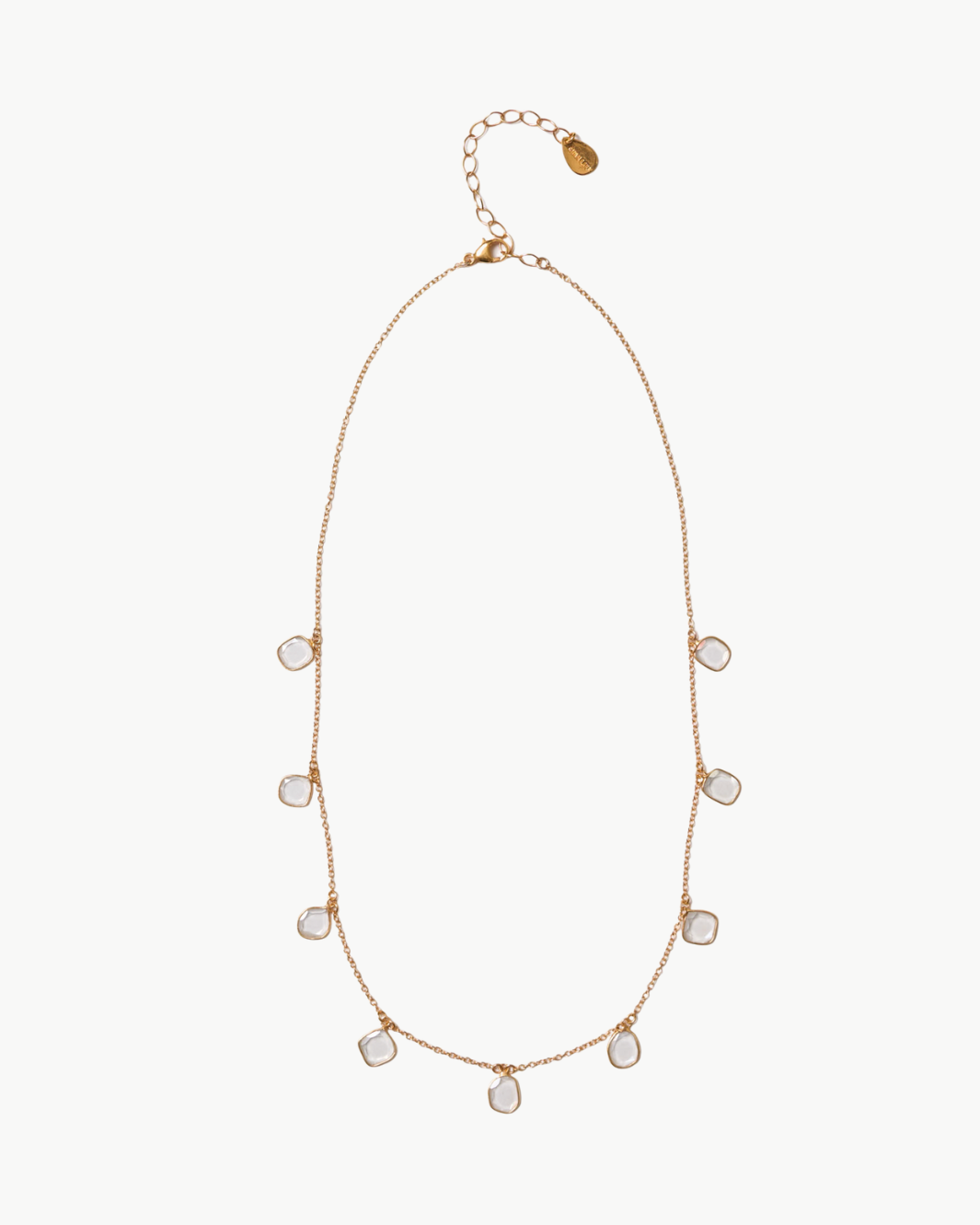 DANGLE NECKLACE IN YELLOW GOLD - Romi Boutique