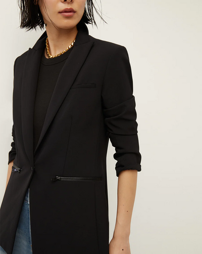 SCUBA JACKET IN BLACK