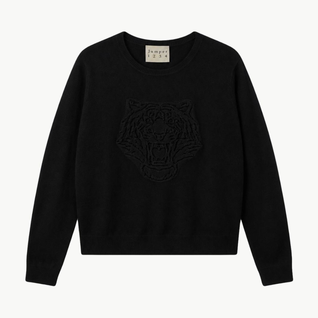 Embossed Tiger Crew