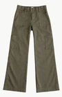 Bevy Flog Rose Croc Cargo Pant at Romi Boutique