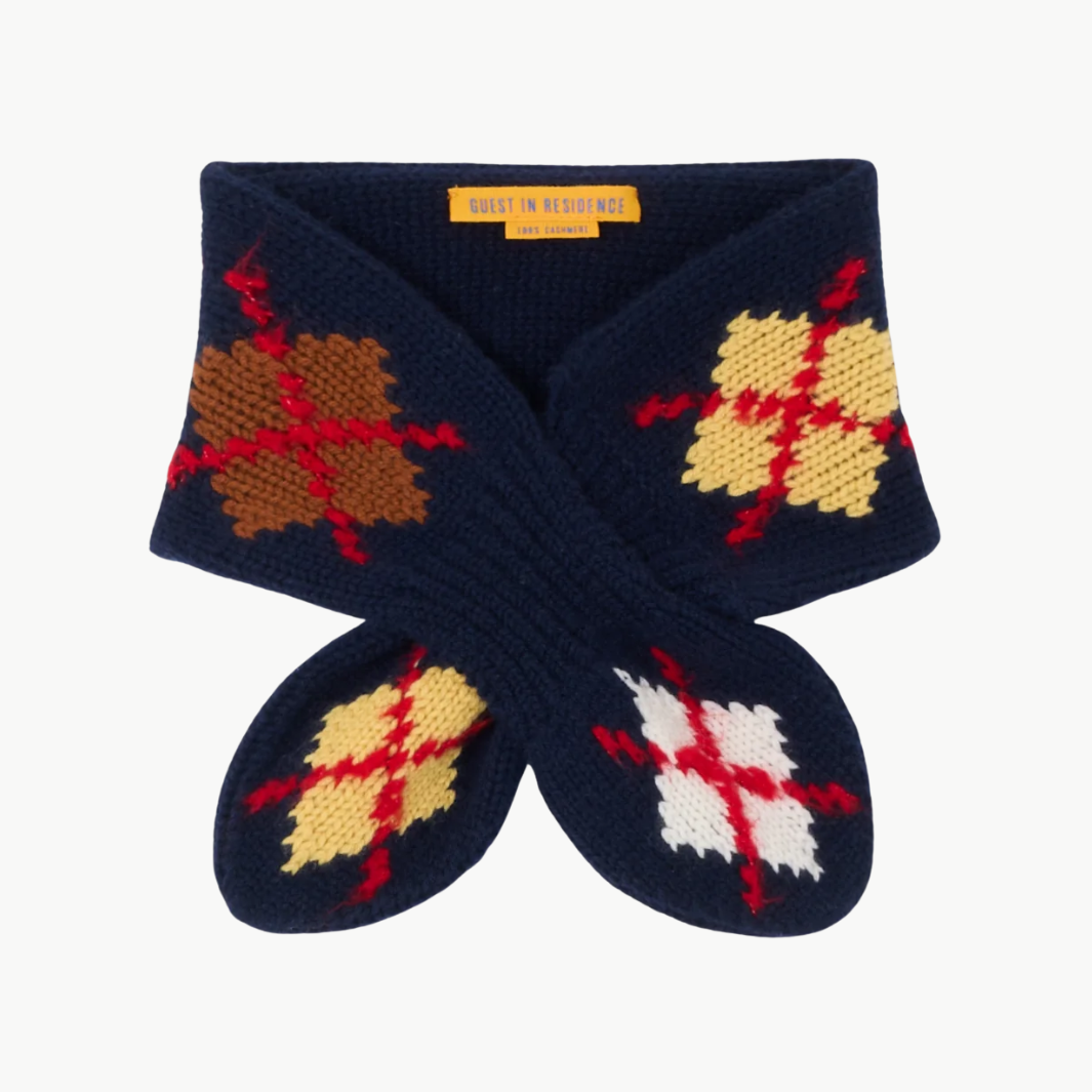 Argyle Bowtie Scarf