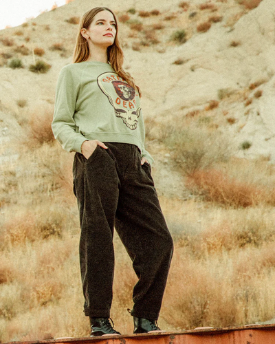 GRATEFUL DEAD CREWNECK IN SAGE