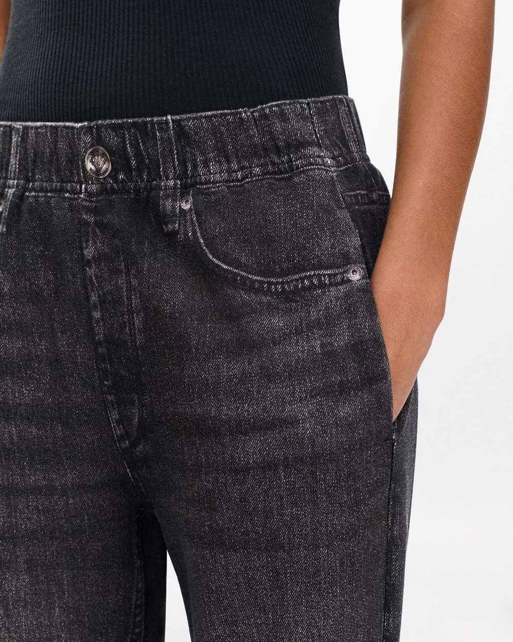 MIRAMAR TERRY JOGGER PANT IN FADED BLACK