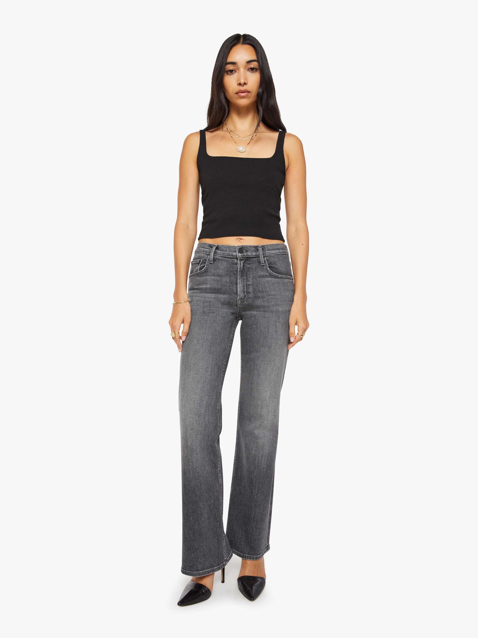 Mother The Bookie Sneak Jean at Romi Boutique