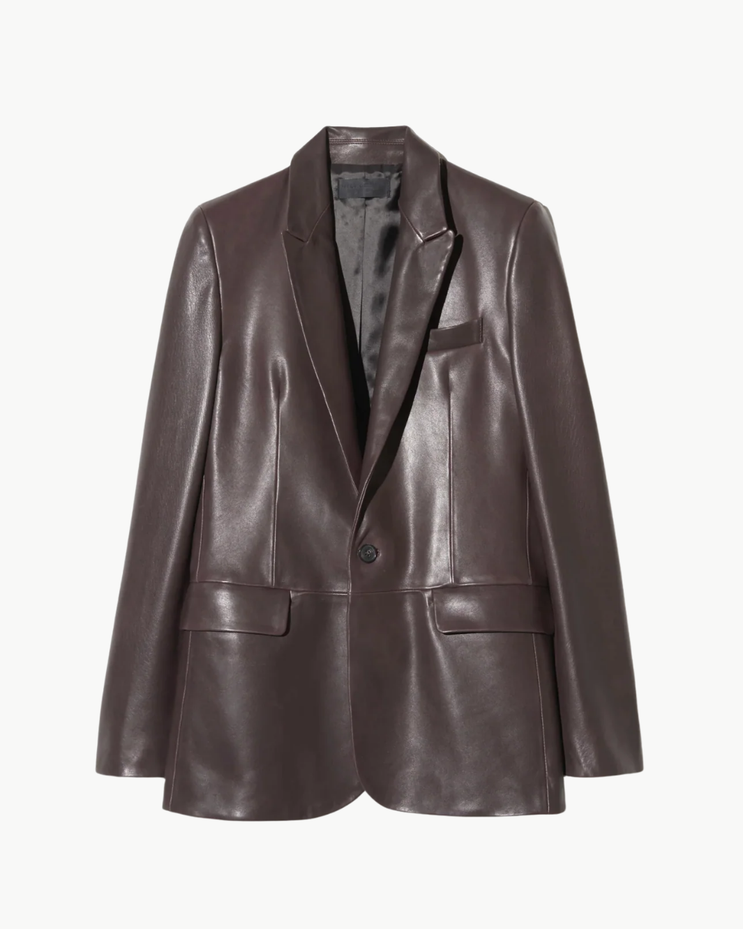Nili Lotan BELMONDE LEATHER TAILORED JACKET at Romi Boutique