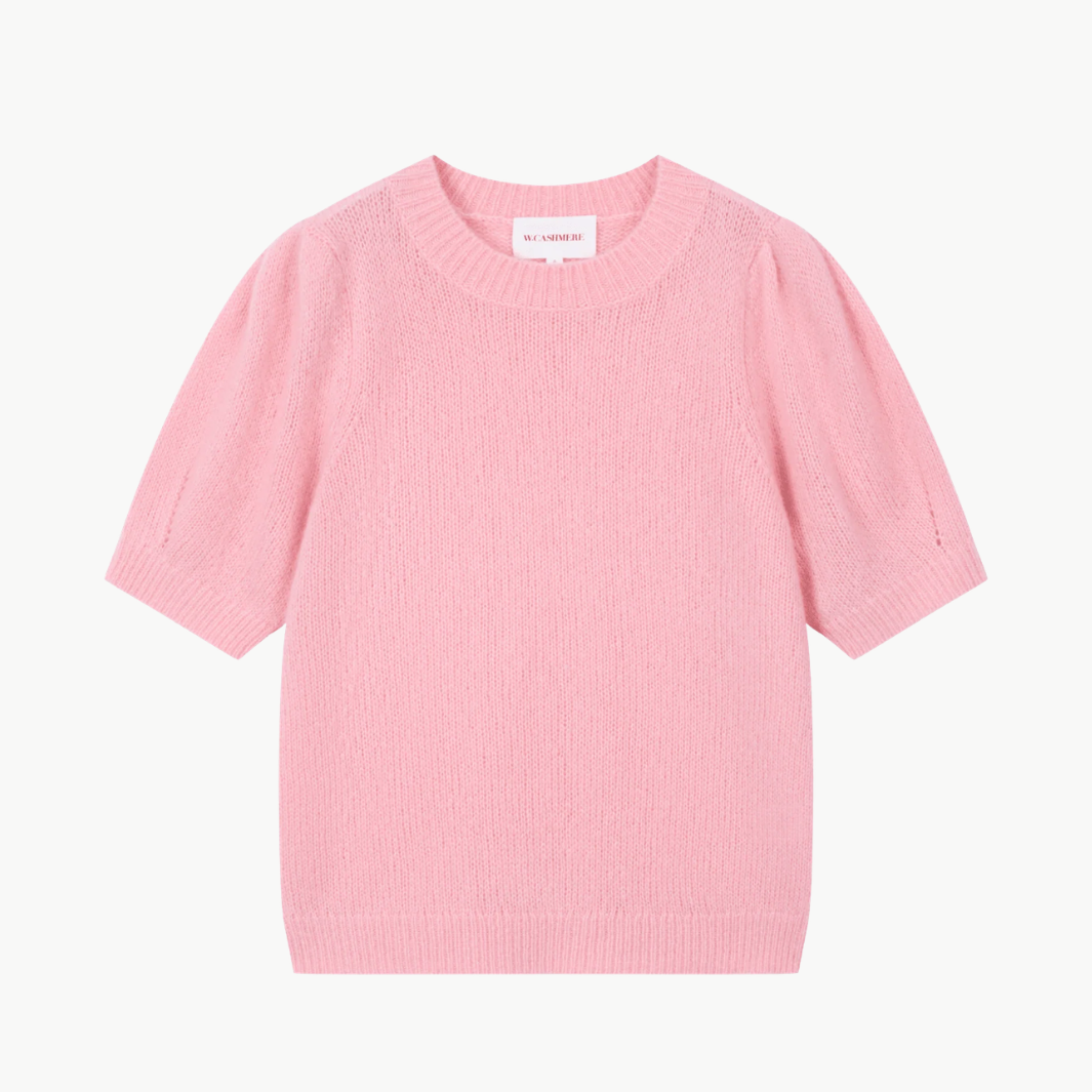 W.Cashmere Aria Short Sleeves Sweater at Romi Boutique