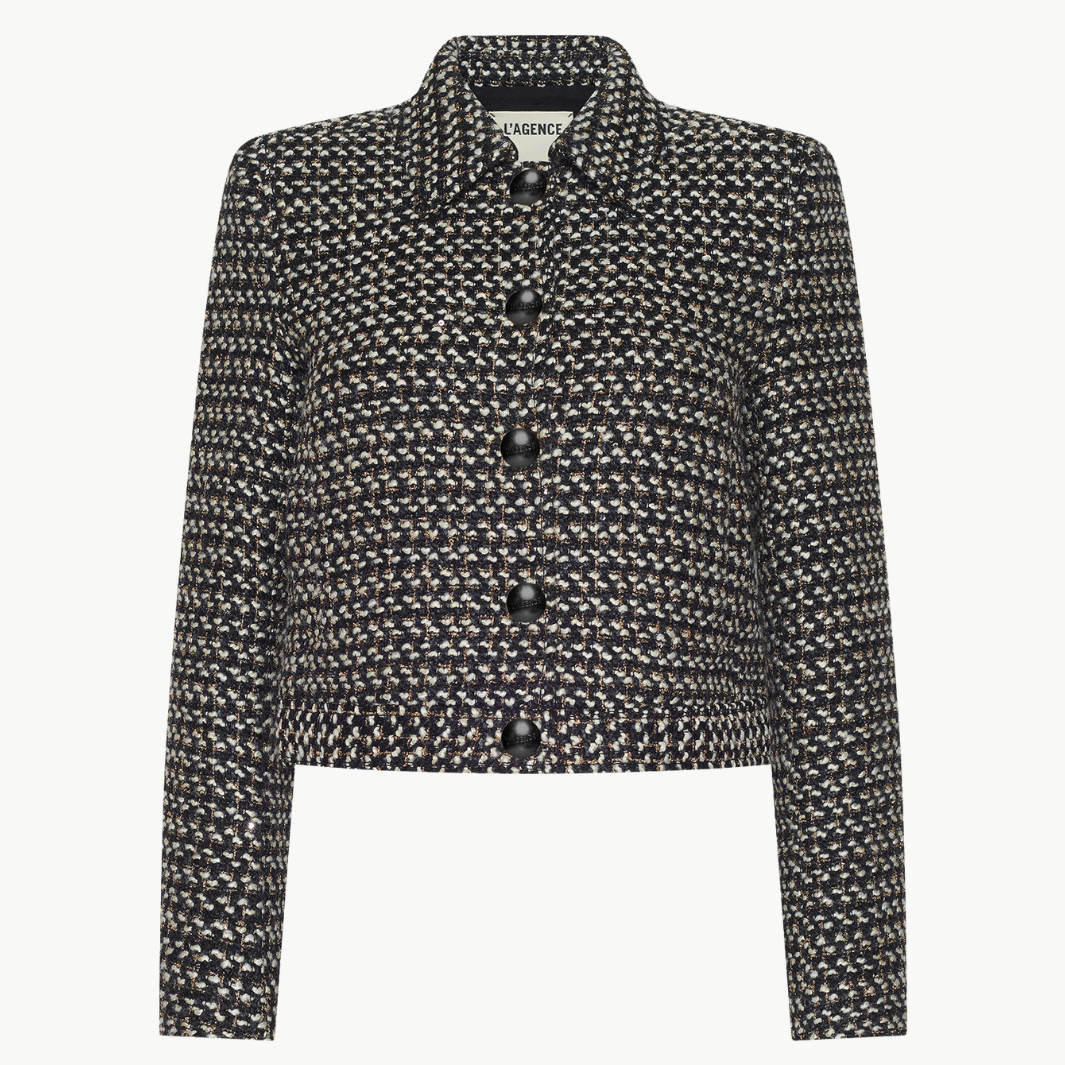 Marla Tweed Cropped Jacket