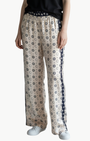 Me369 DENIS STRAIGHT LEG PRINTED PANT at Romi Boutique