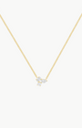 EF Collection Triple Diamond Cluster Necklace at Romi Boutique