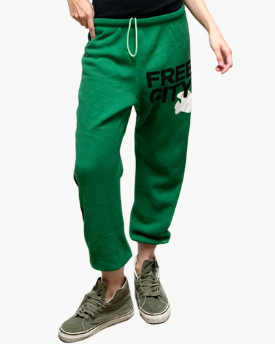 CIRCA '99 OG LETSGO OLDSCHOOL POLYBLEND FLUFF SWEAT IN SCHOOL GREEN