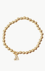 Alexa Leigh Heart Of Gold Bracelet at Romi Boutique