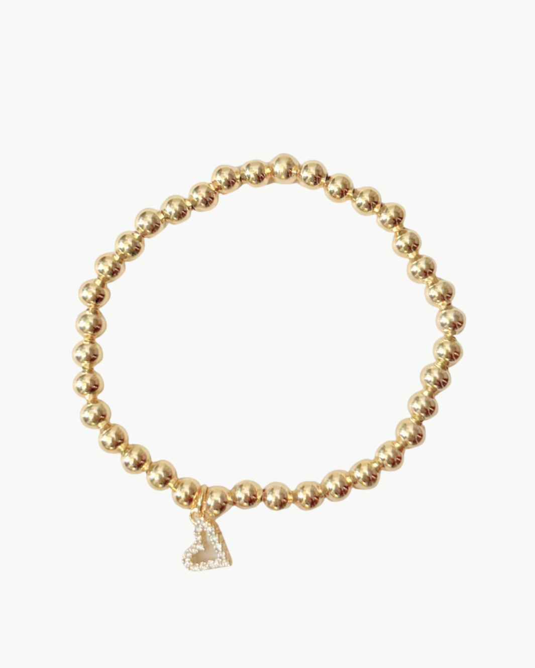 Alexa Leigh Heart Of Gold Bracelet at Romi Boutique