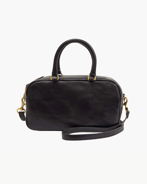 ショルダーバッグ・ポシェット [Clare V.]Petit Claudine Bag PETIT CLAUDINE IN BLACK RUSTIC | Romi Boutique
