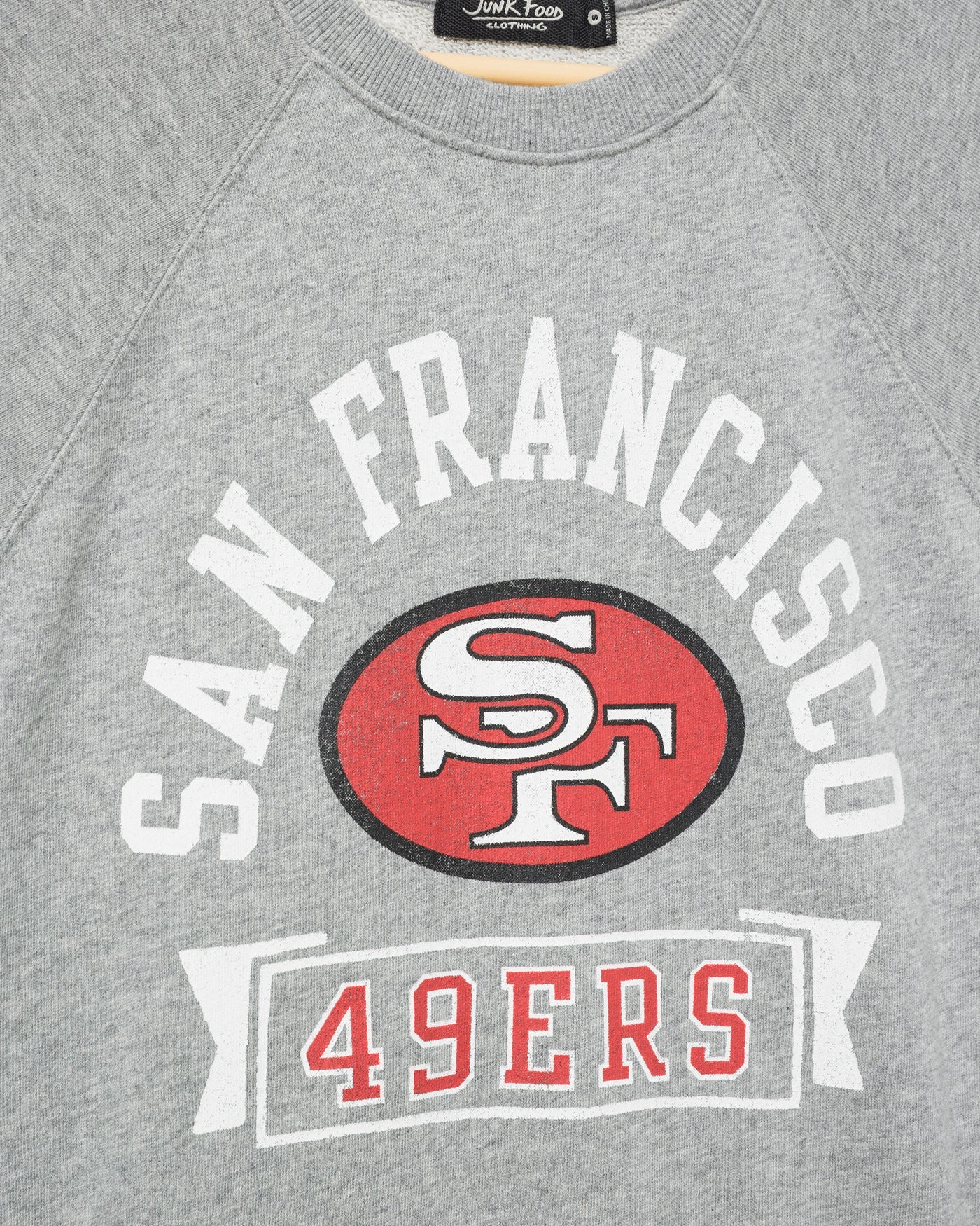 Junk Food 49ERS RAGLAN TANK at Romi Boutique