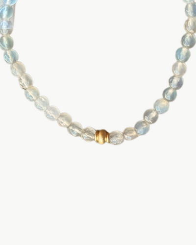 SKINNY CHARM BRACELET IN FADED CLEAR