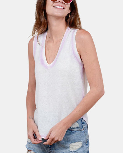 LESLIE TANK IN LILAC - Romi Boutique