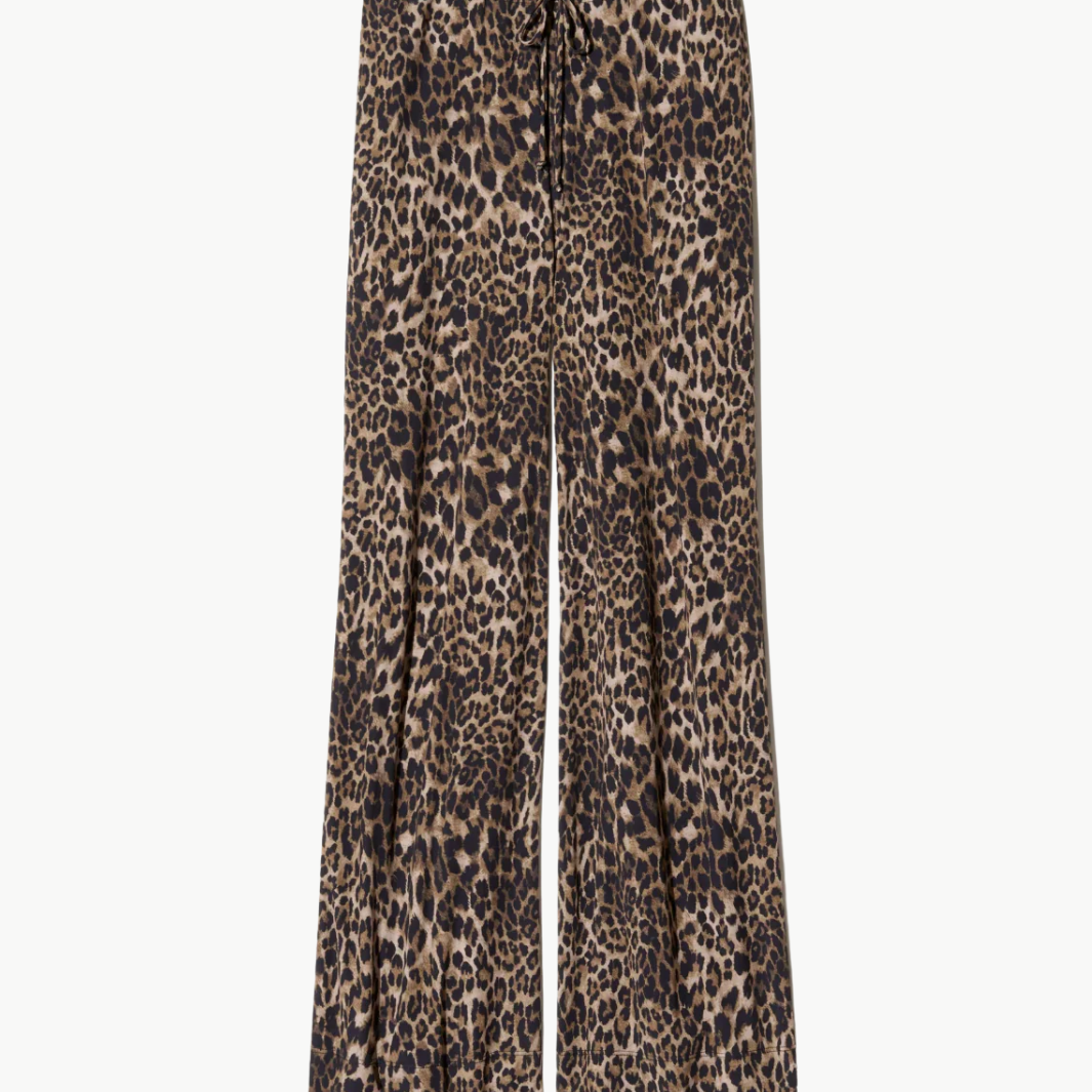 Adriel Vintage Leopard Print Pant