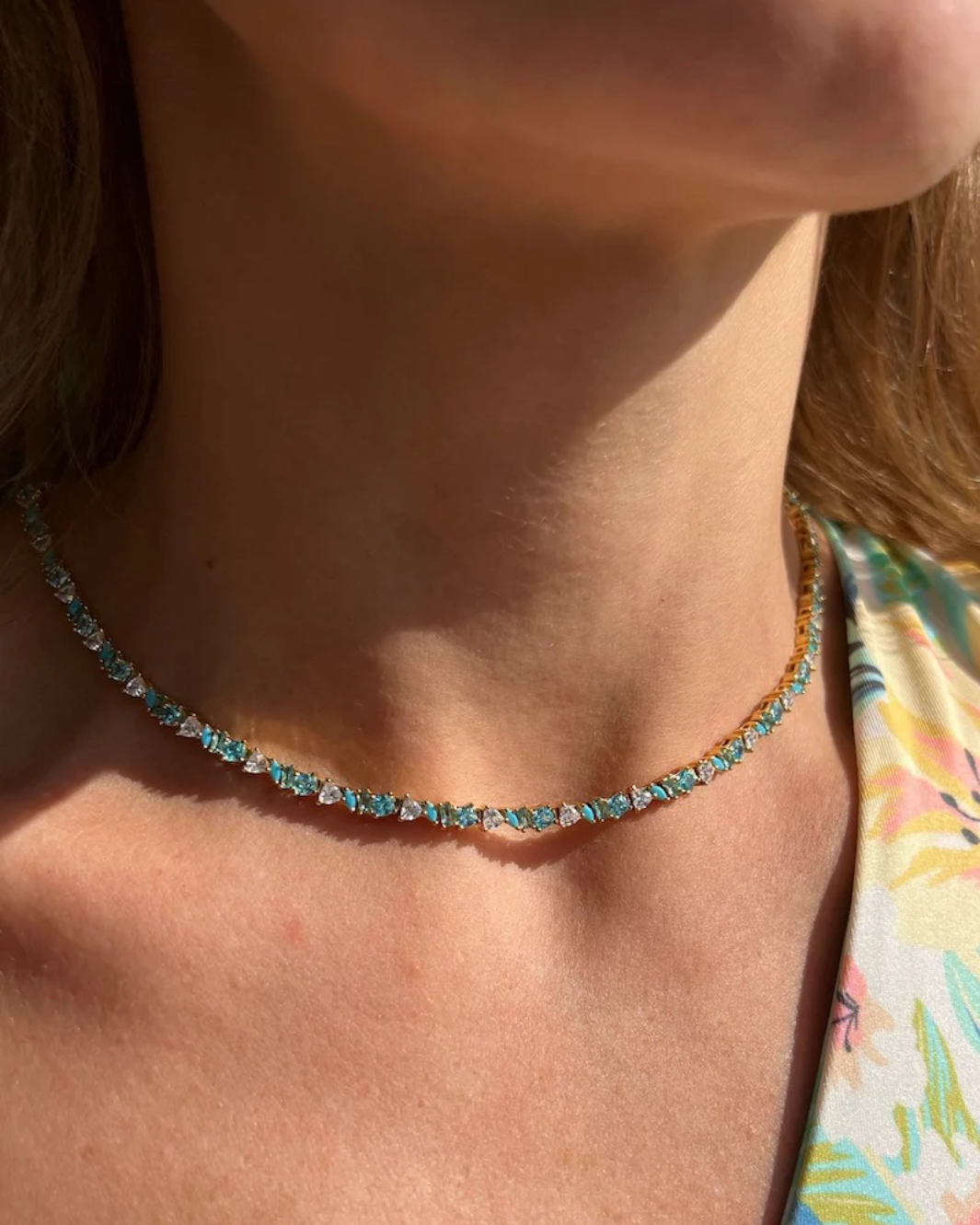 Native Gem VIENNA NECKLACE at Romi Boutique