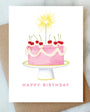 Abigail Jayne Design Sparkler Cake Greeting Card at Romi Boutique