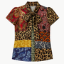 Jeannie Bow Collar Button Down