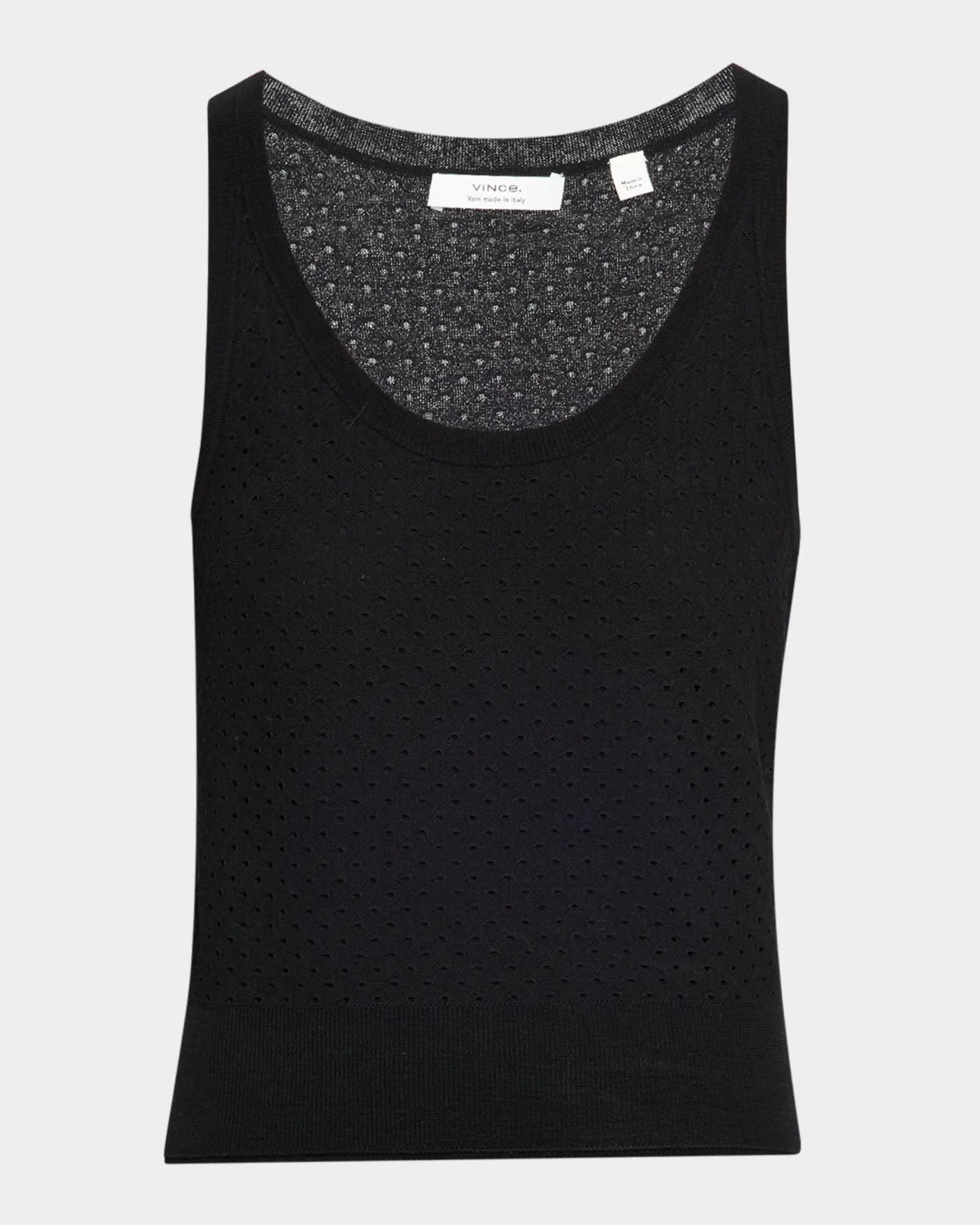 DOUBLE LAYER MESH CAMI IN BLACK