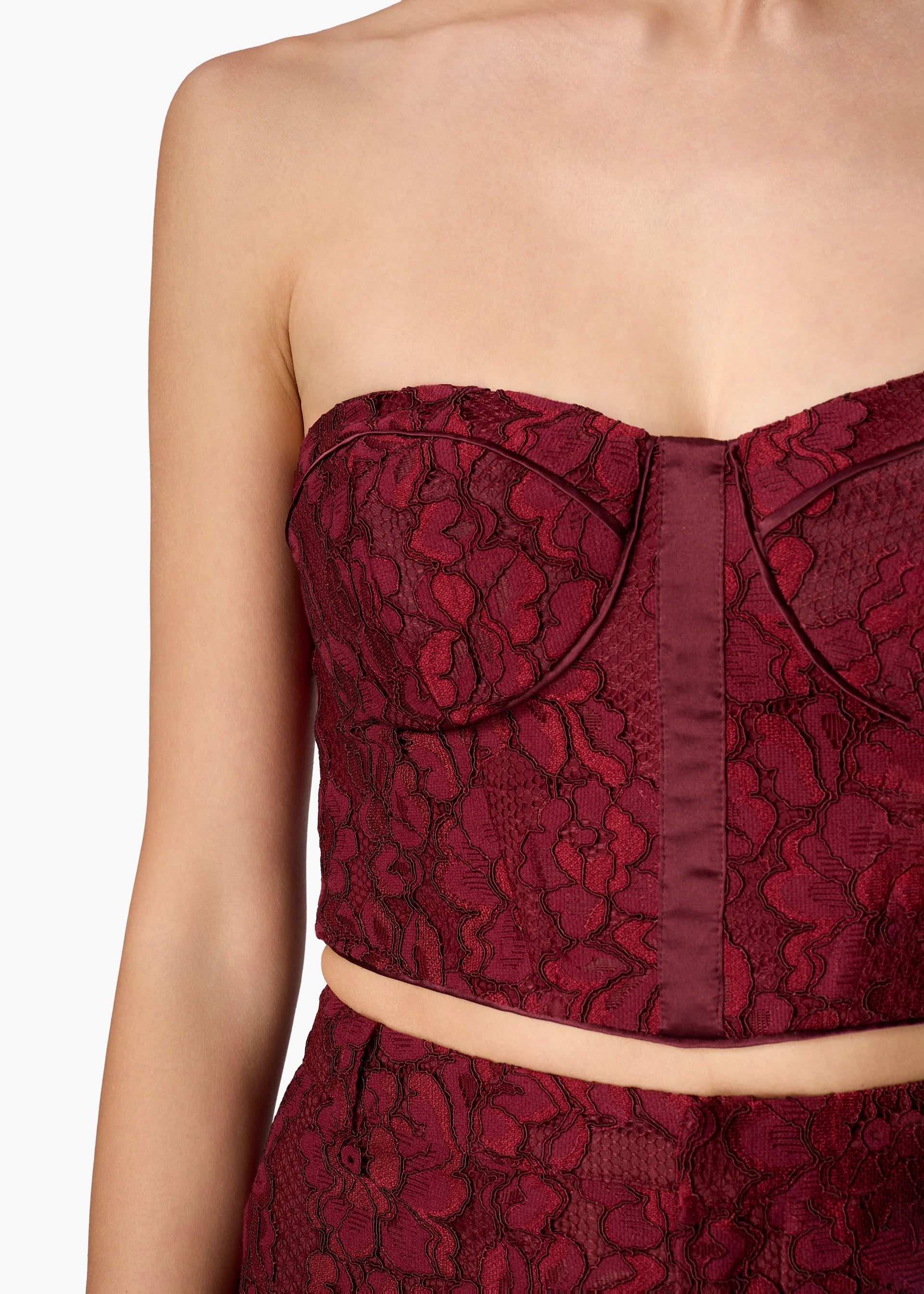 Bridges Strapless Lace Corset
