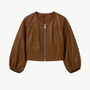 Olive Leather Jacket