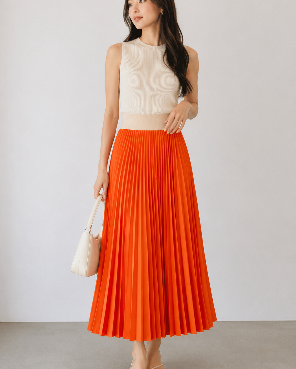 Classic Satin Skirt