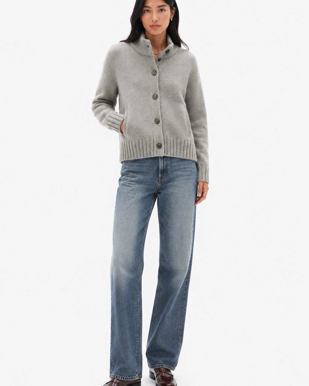 W.Cashmere Quincy Cardigan at Romi Boutique