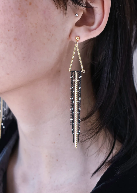 Maya Bauman VERA EARRINGS IN GOLD at Romi Boutique
