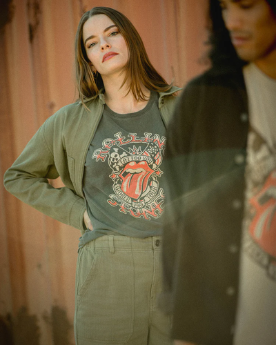 ROLLING STONES TATTOO YOU TEE IN VINTAGE BLACK