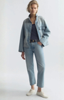 Nili Lotan MARILOU DENIM JACKET at Romi Boutique