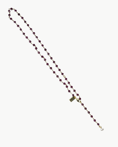 JULY BIRTHSTONE NECKLACE IN RUBY