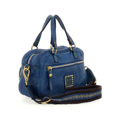 LARICE BOWLING BAG IN SAPPHIRE