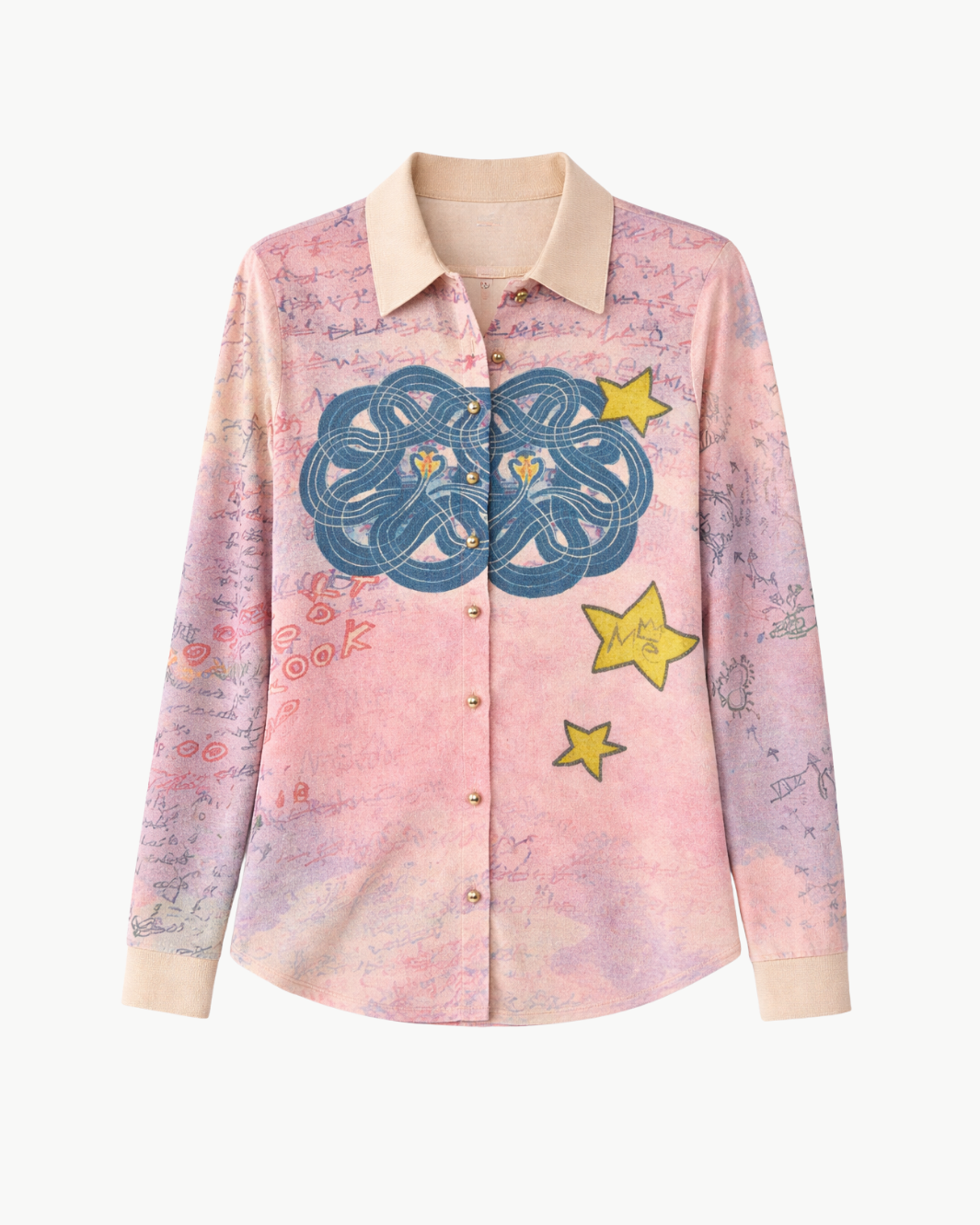 Me369 SERENITY KNITTED SHIRT at Romi Boutique