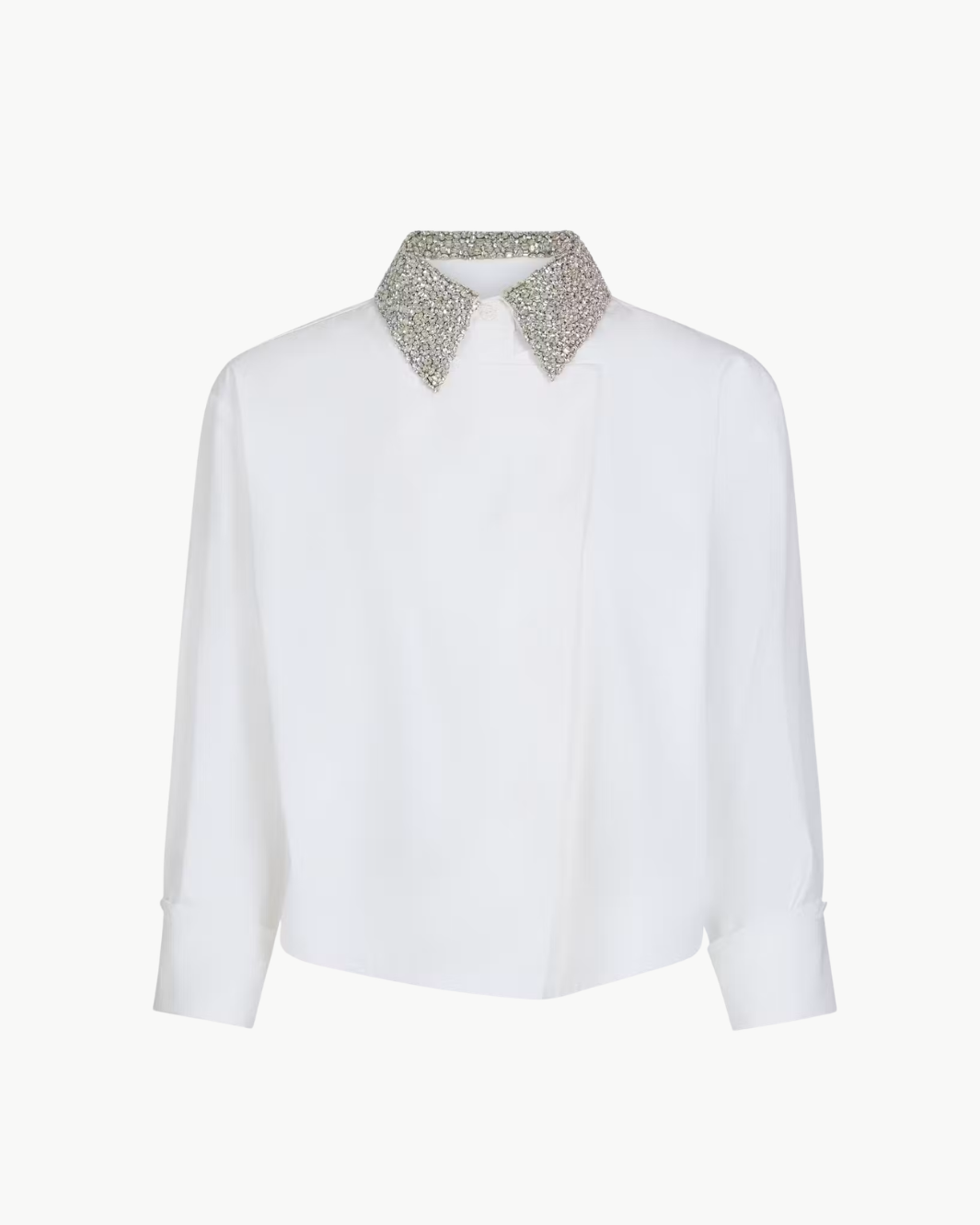 TWP New Chapter W/ Crystal Collar Shirt at Romi Boutique