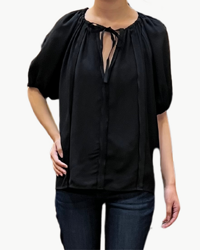 MARCELENA TOP IN NOIR