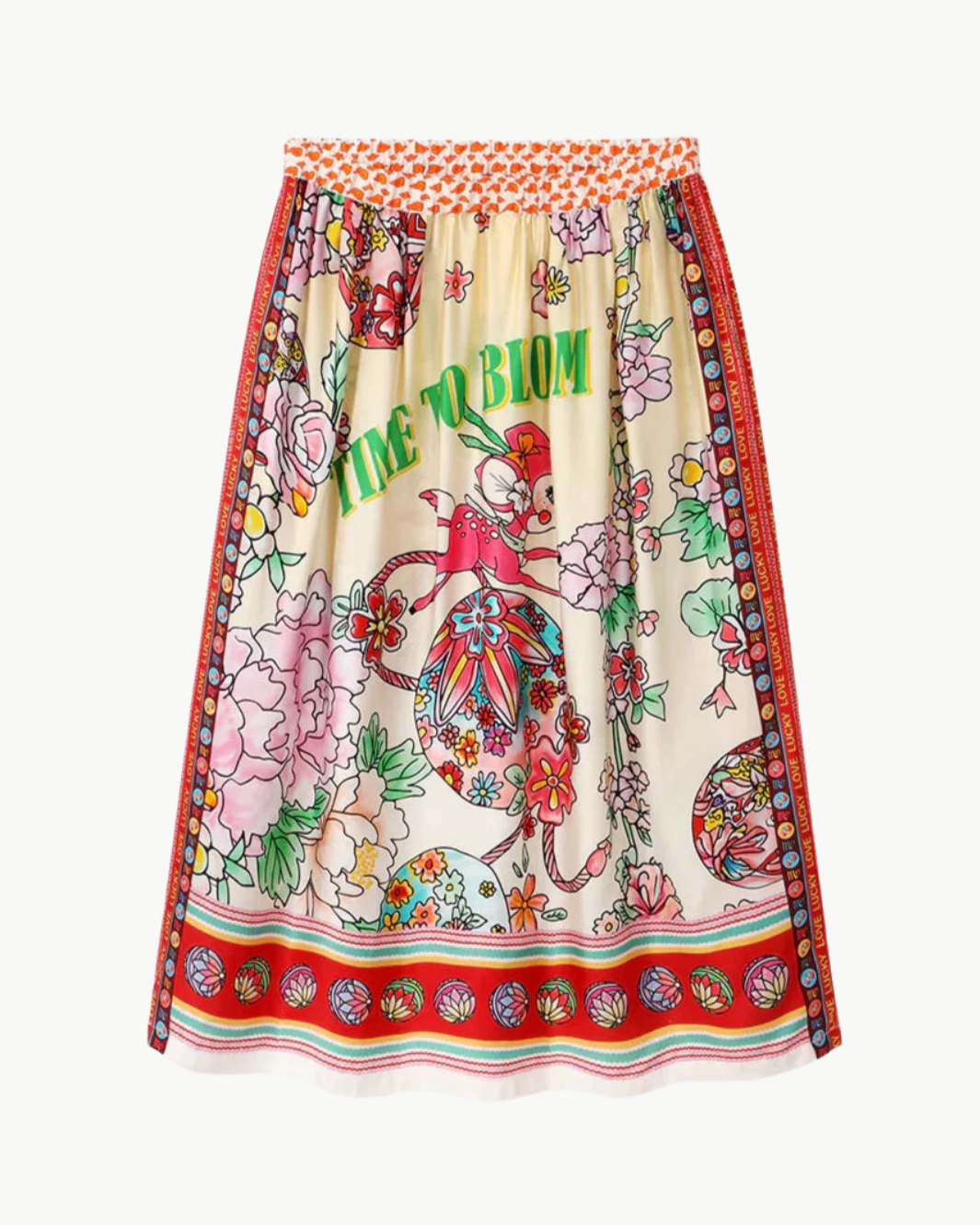 Me369 VANESSSA MIDI SKIRT at Romi Boutique