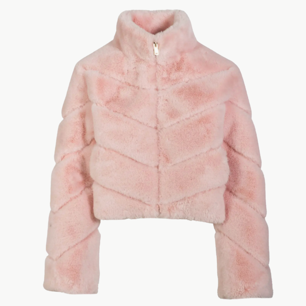 Generation Love BRIANNA FAUX FUR JACKET at Romi Boutique