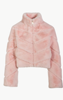 Generation Love BRIANNA FAUX FUR JACKET at Romi Boutique
