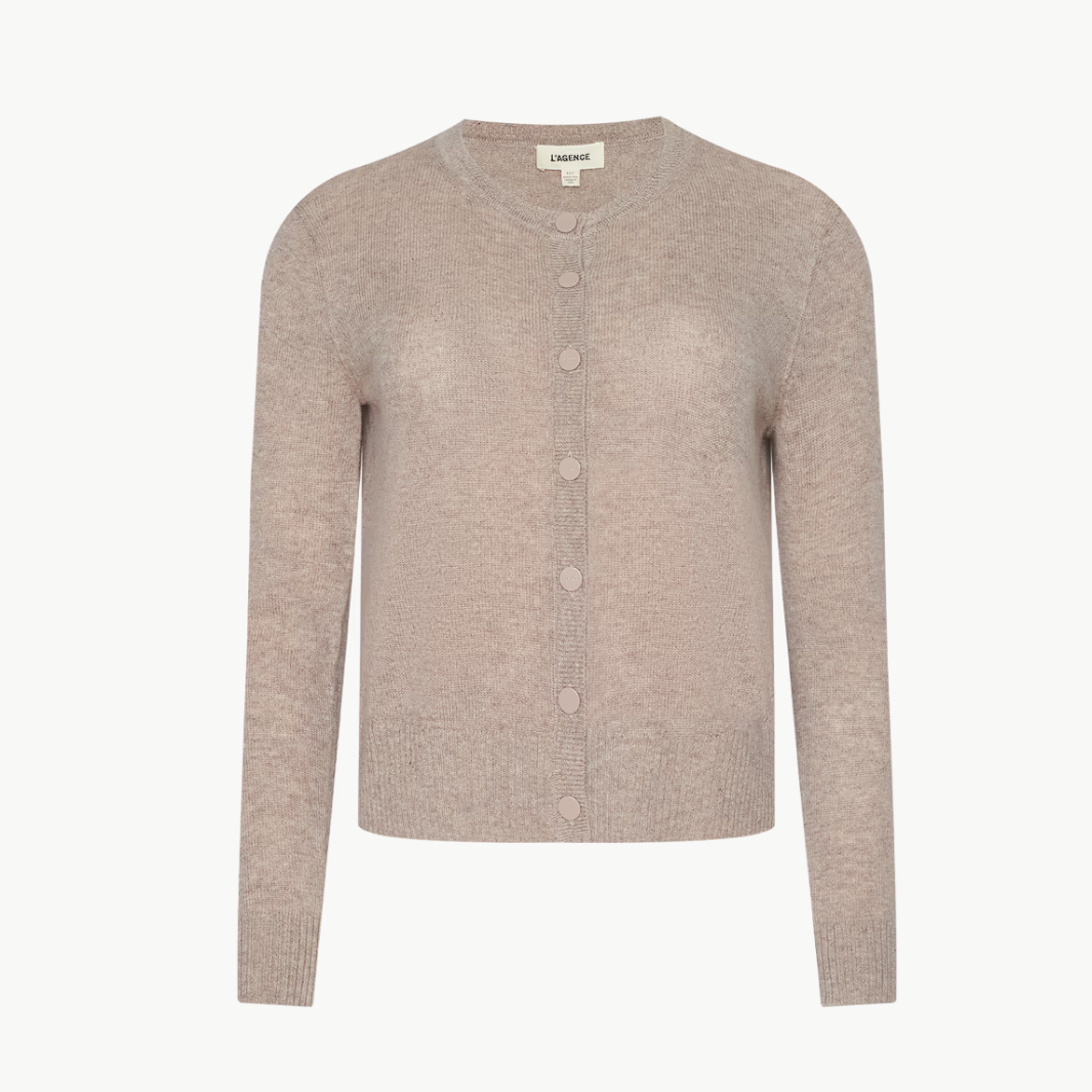 L'Agence Malone Cashmere Cardigan at Romi Boutique